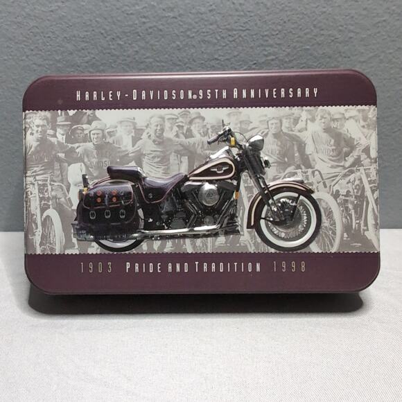 Lot of 3 Collectable Vintage Harley Davidson Playing Cards and Tins New Sealed - Picture 7 of 16